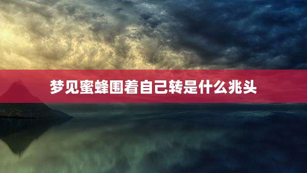 梦见蜜蜂围着自己转是什么兆头