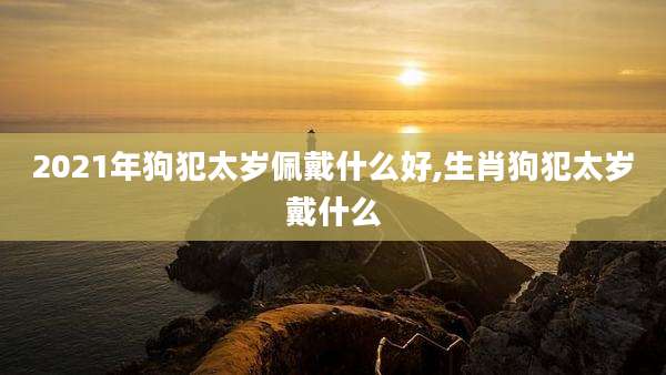 2021年狗犯太岁佩戴什么好,生肖狗犯太岁戴什么