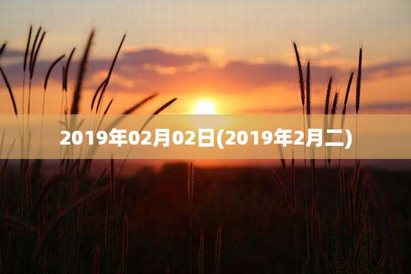 2019年02月02日(2019年2月二)