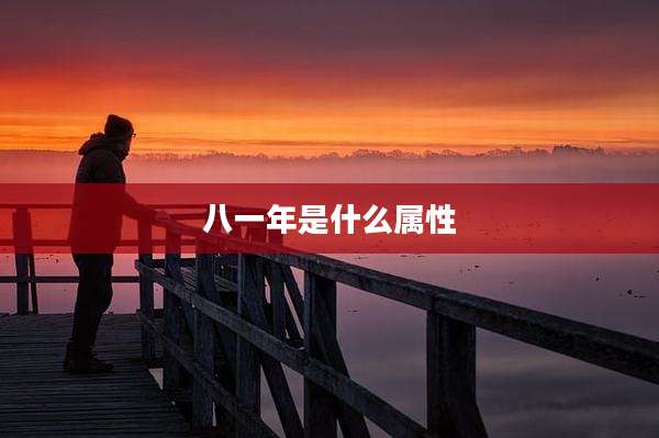 八一年是什么属性