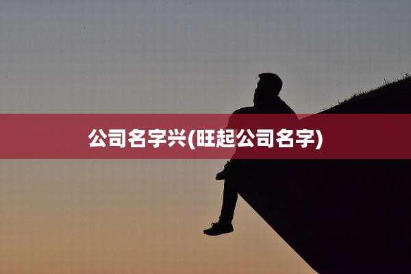公司名字兴(旺起公司名字)