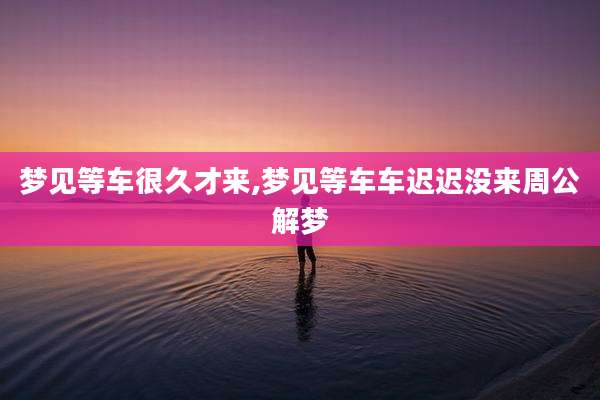 梦见等车很久才来,梦见等车车迟迟没来周公解梦