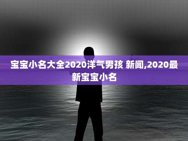 宝宝小名大全2020洋气男孩 新闻,2020最新宝宝小名