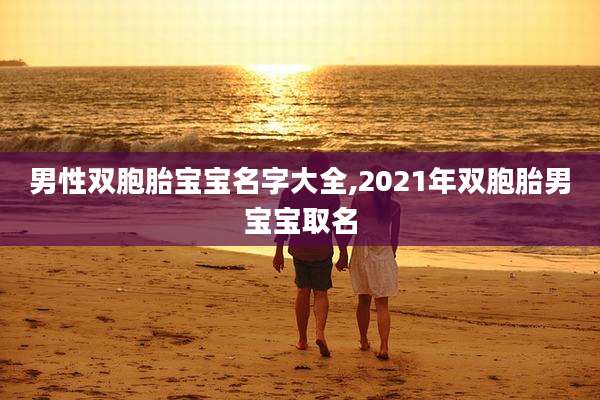 男性双胞胎宝宝名字大全,2021年双胞胎男宝宝取名