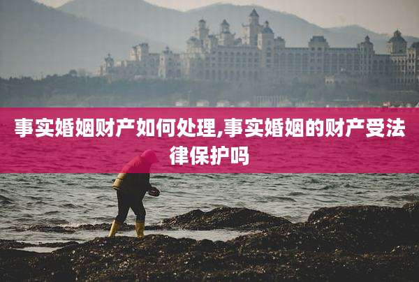 事实婚姻财产如何处理,事实婚姻的财产受法律保护吗