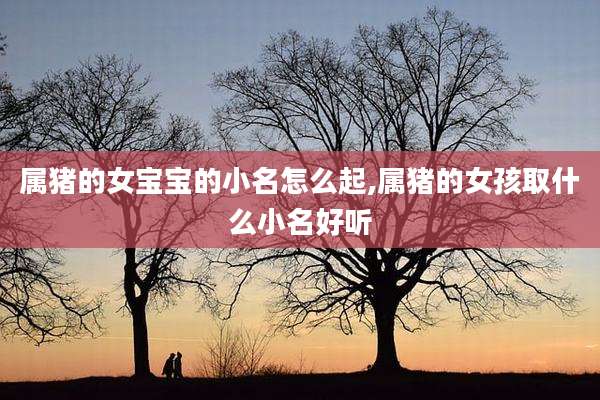 属猪的女宝宝的小名怎么起,属猪的女孩取什么小名好听