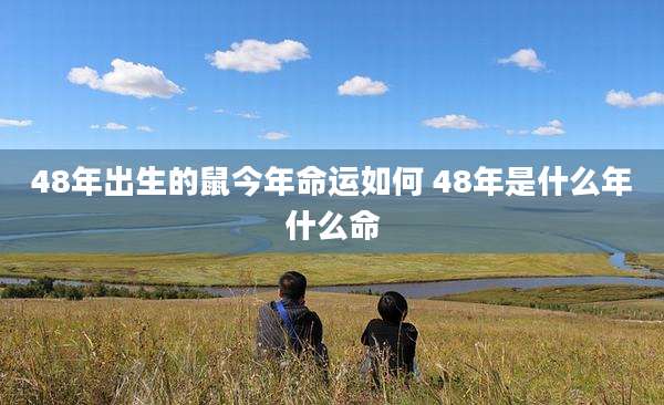 48年出生的鼠今年命运如何 48年是什么年什么命