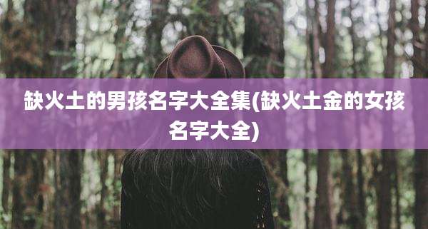 缺火土的男孩名字大全集(缺火土金的女孩名字大全)