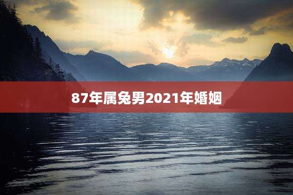 87年属兔男2021年婚姻