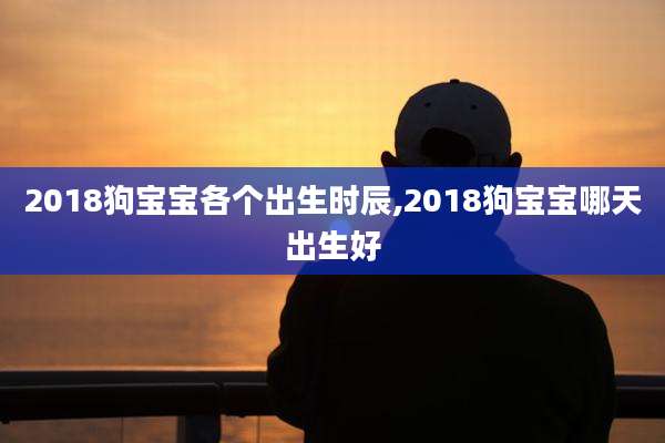 2018狗宝宝各个出生时辰,2018狗宝宝哪天出生好