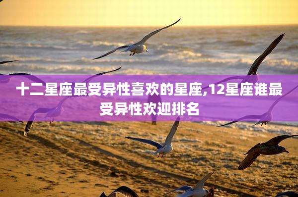 十二星座最受异性喜欢的星座,12星座谁最受异性欢迎排名
