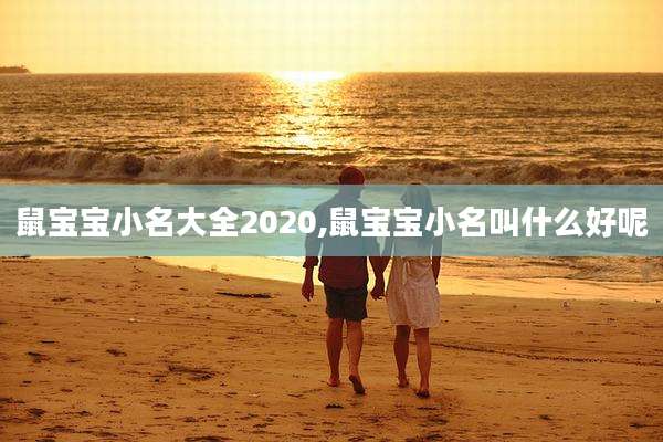 鼠宝宝小名大全2020,鼠宝宝小名叫什么好呢