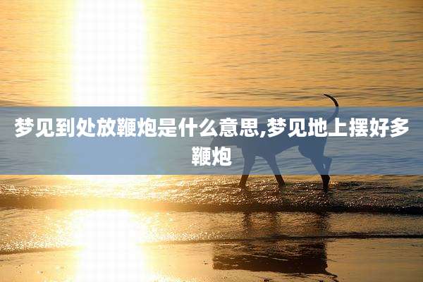 梦见到处放鞭炮是什么意思,梦见地上摆好多鞭炮