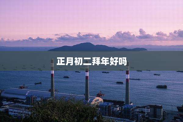 正月初二拜年好吗