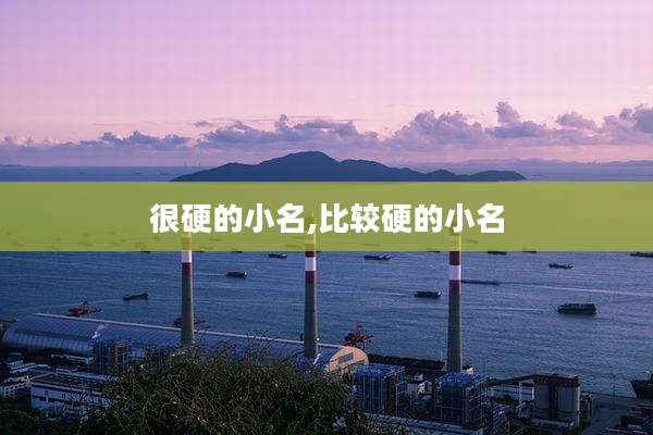 很硬的小名,比较硬的小名