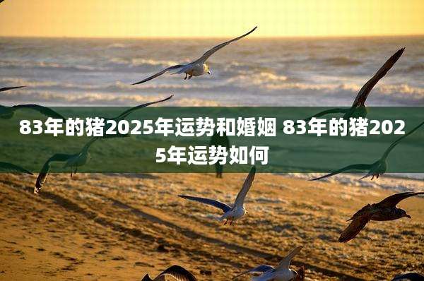 83年的猪2025年运势和婚姻 83年的猪2025年运势如何