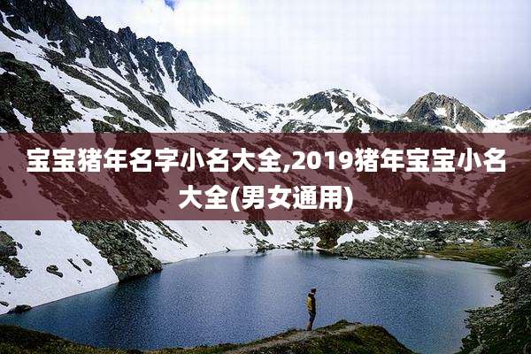 宝宝猪年名字小名大全,2019猪年宝宝小名大全(男女通用)