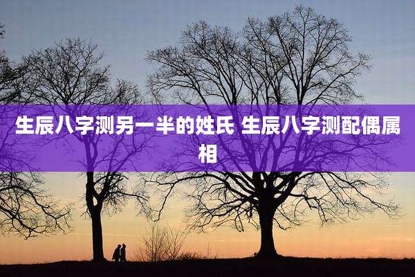 生辰八字测另一半的姓氏 生辰八字测配偶属相