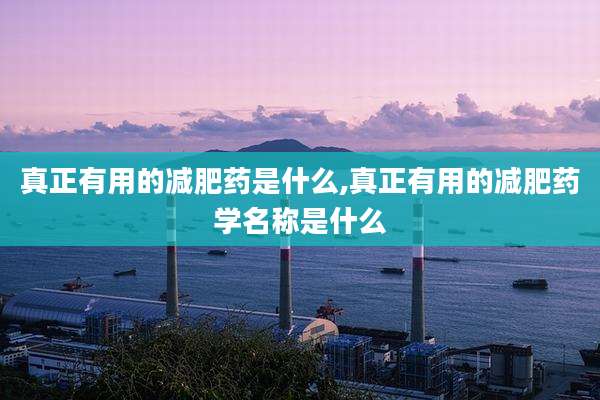 真正有用的减肥药是什么,真正有用的减肥药学名称是什么