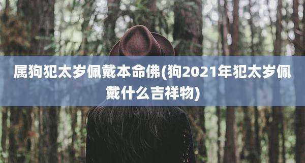 属狗犯太岁佩戴本命佛(狗2021年犯太岁佩戴什么吉祥物)