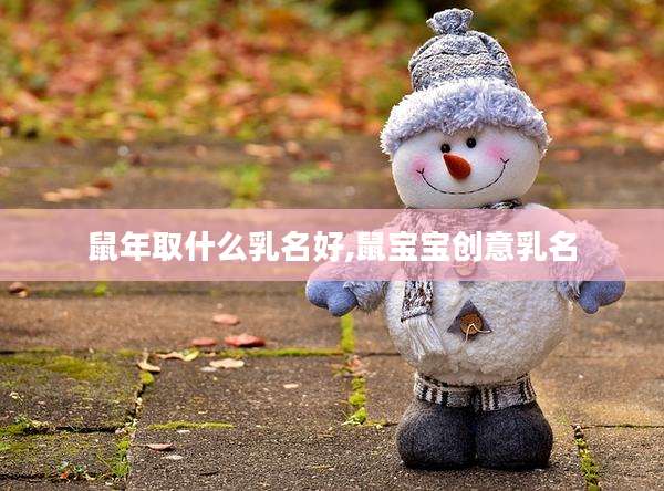 鼠年取什么乳名好,鼠宝宝创意乳名