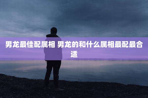 男龙最佳配属相 男龙的和什么属相最配最合适
