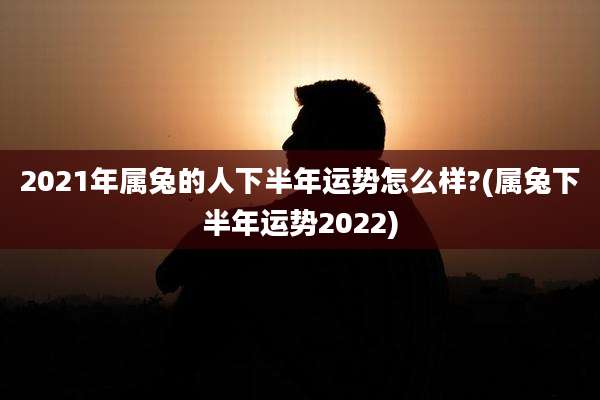 2021年属兔的人下半年运势怎么样?(属兔下半年运势2022)