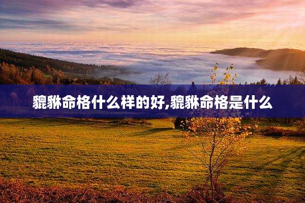 貔貅命格什么样的好,貔貅命格是什么