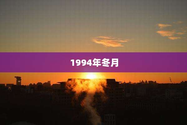 1994年冬月