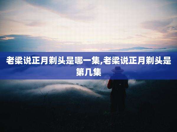 老梁说正月剃头是哪一集,老梁说正月剃头是第几集