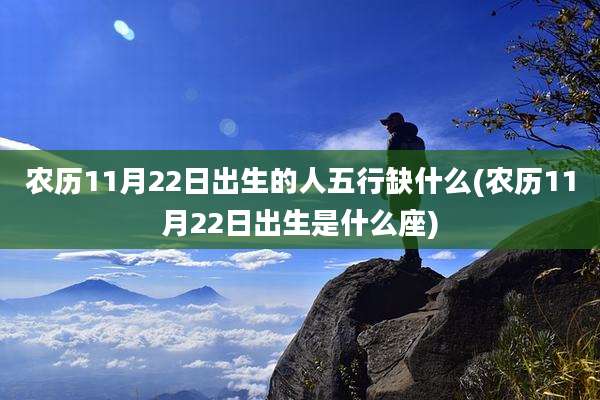 农历11月22日出生的人五行缺什么(农历11月22日出生是什么座)