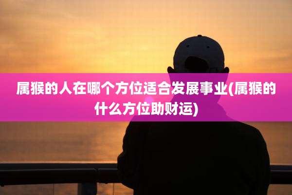 属猴的人在哪个方位适合发展事业(属猴的什么方位助财运)