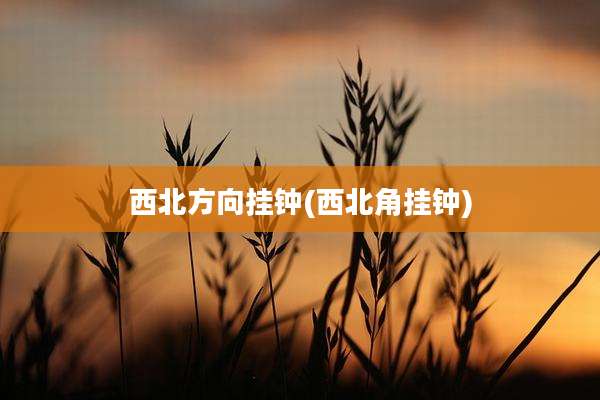 西北方向挂钟(西北角挂钟)