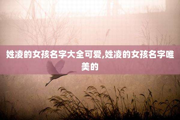 姓凌的女孩名字大全可爱,姓凌的女孩名字唯美的
