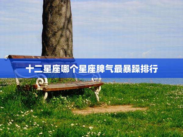十二星座哪个星座脾气最暴躁排行