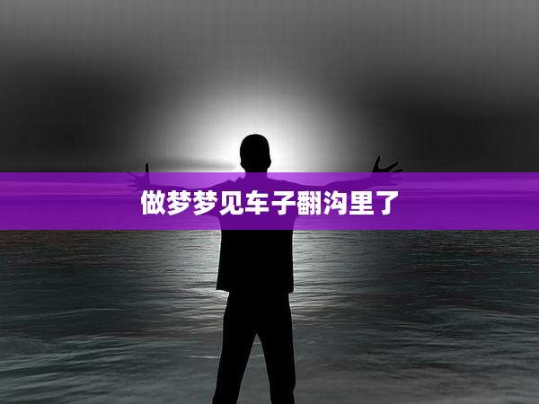 做梦梦见车子翻沟里了
