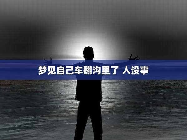 梦见自己车翻沟里了 人没事