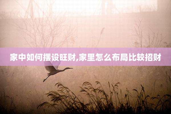 家中如何摆设旺财,家里怎么布局比较招财