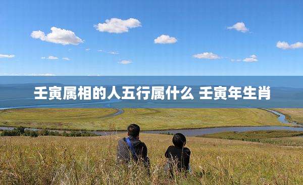 壬寅属相的人五行属什么 壬寅年生肖