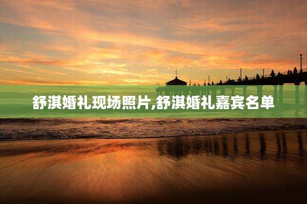 舒淇婚礼现场照片,舒淇婚礼嘉宾名单
