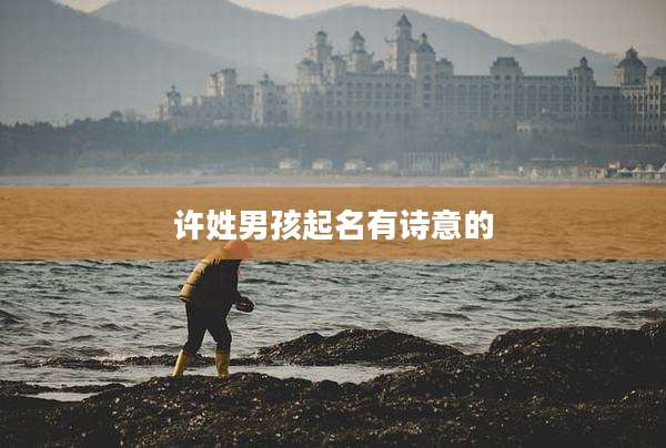 许姓男孩起名有诗意的
