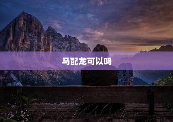 马配龙可以吗