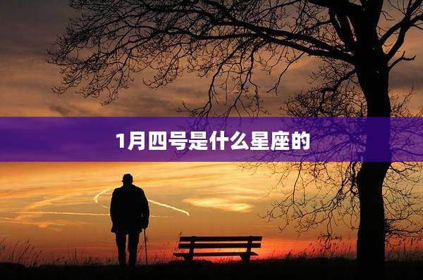 1月四号是什么星座的