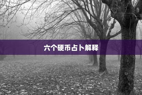 六个硬币占卜解释