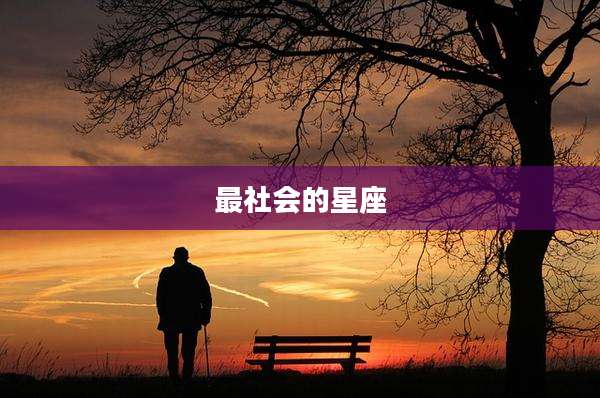 最社会的星座