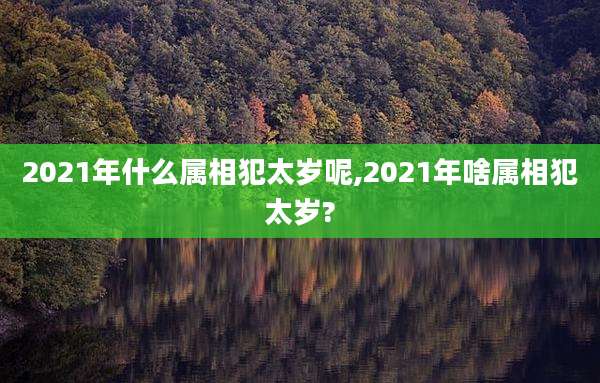 2021年什么属相犯太岁呢,2021年啥属相犯太岁?