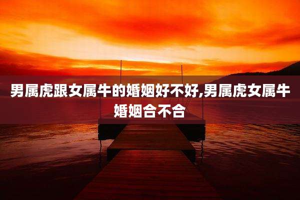 男属虎跟女属牛的婚姻好不好,男属虎女属牛婚姻合不合