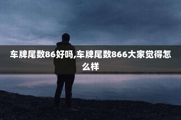 车牌尾数86好吗,车牌尾数866大家觉得怎么样