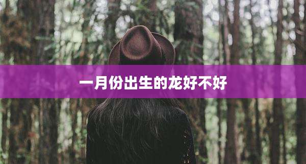 一月份出生的龙好不好