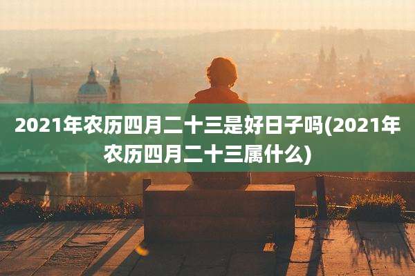 2021年农历四月二十三是好日子吗(2021年农历四月二十三属什么)